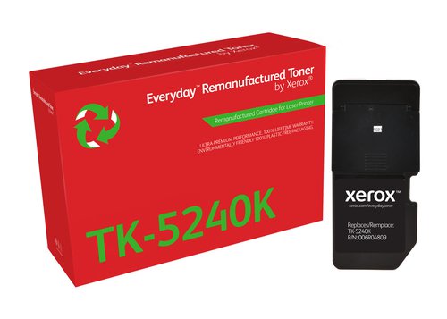 Xerox Everyday Remanufactured For Kyocera TK5240K Black Laser Toner 006R04809