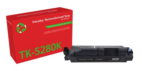 Xerox Everyday Remanufactured For Kyocera TK5280K Black Laser Toner 006R04817