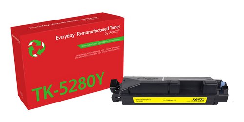 Xerox Everyday Remanufactured For Kyocera TK5280Y Yellow Laser Toner 006R04819